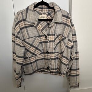 Cropped Flannel Shacket
